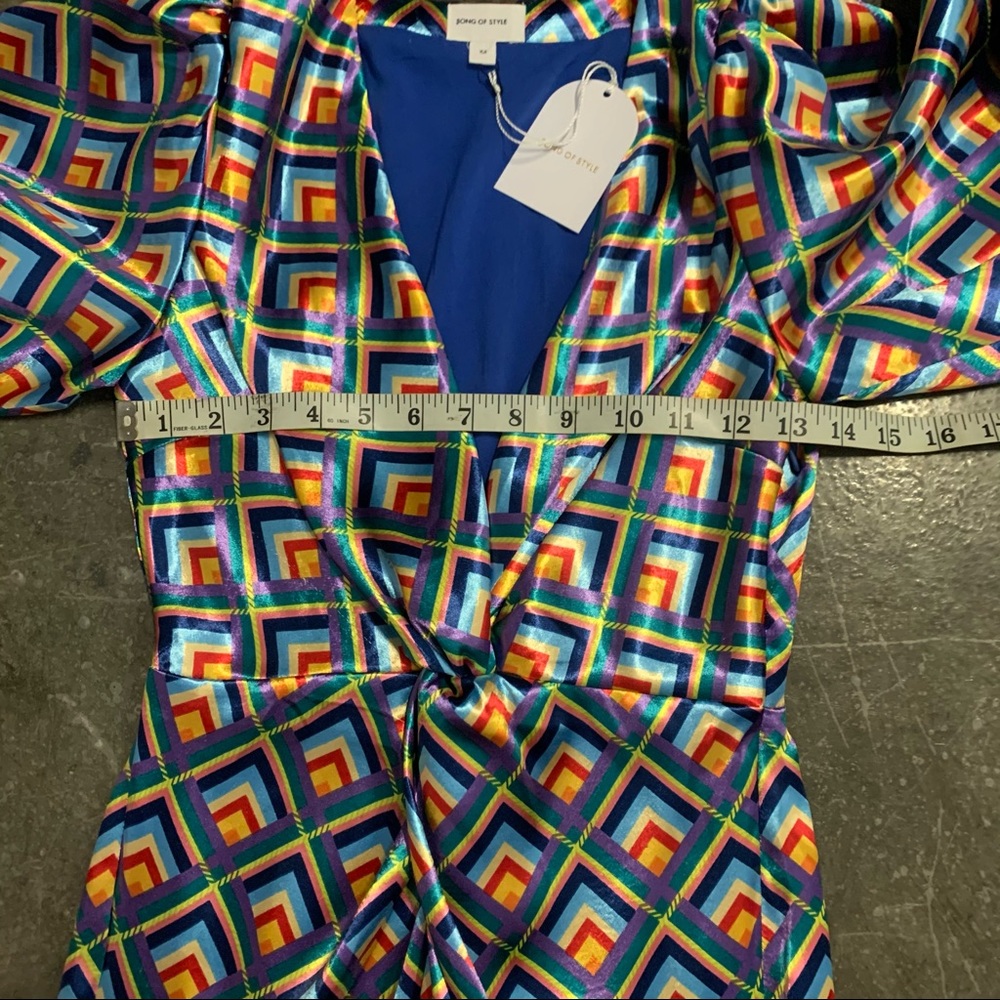 Geometric-Print Dress - Picture 7 of 10